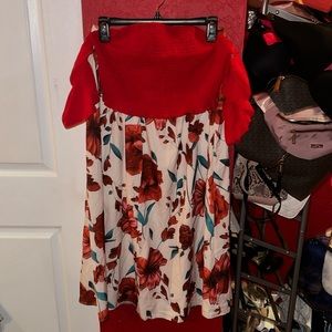 SHEIN plus floral two piece outfit